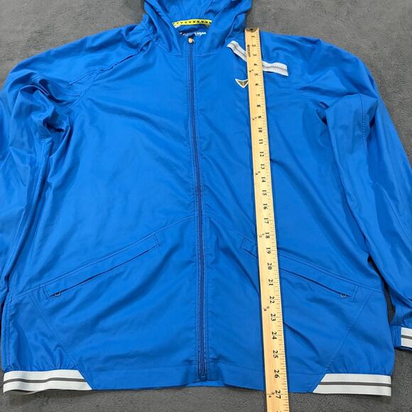 Korsa Accelerate Run Blue Running Full Zip Pockets Hoodie Jacket Men's Size M - Picture 3 of 9